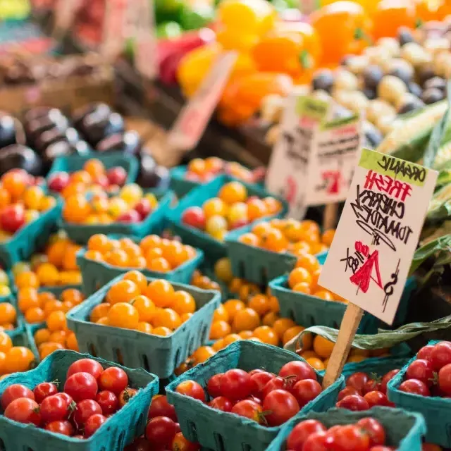 Bauern vermarkten Tomaten